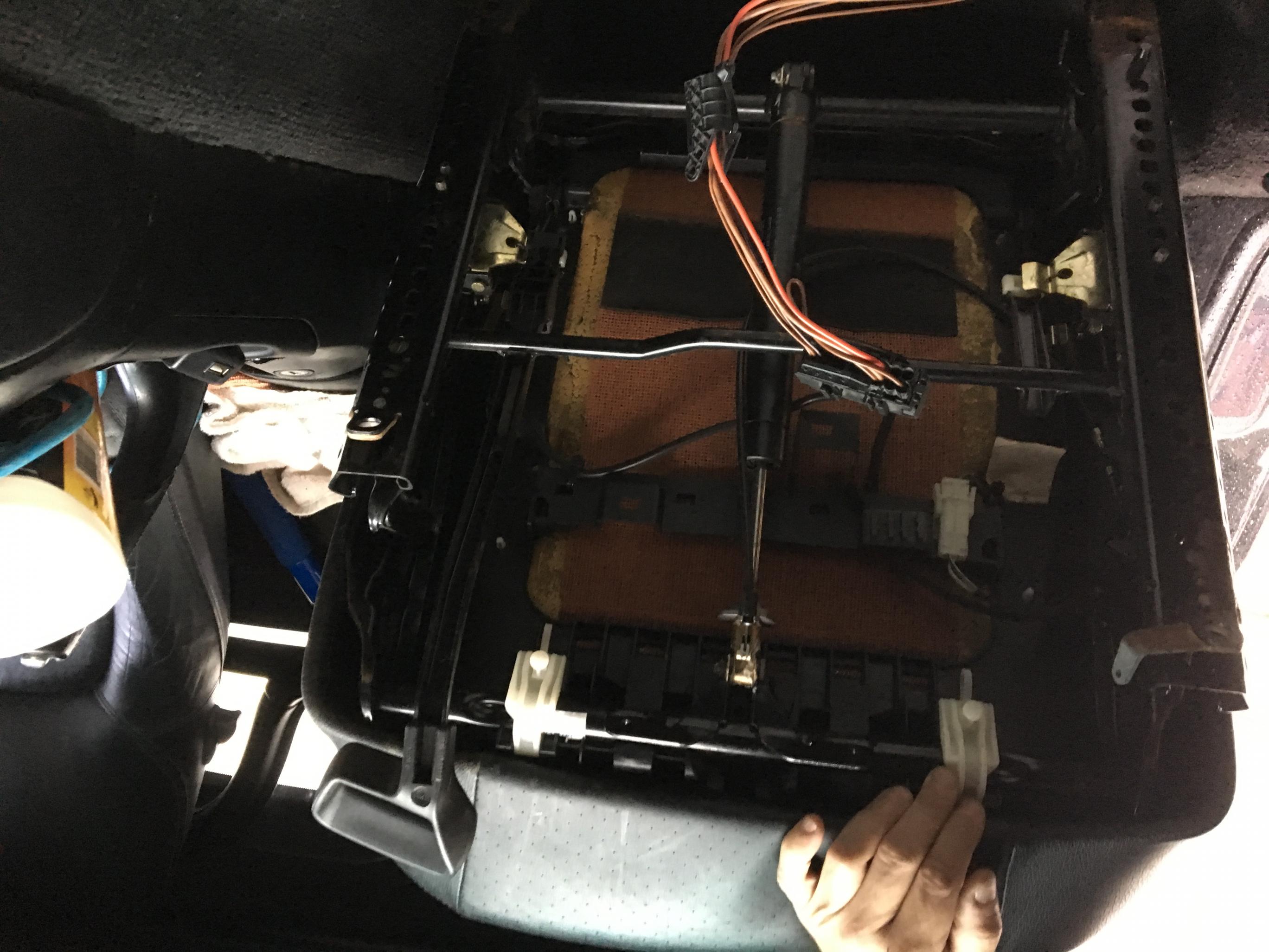 My wiring is procreating? (Seat removal) - 986 Forum - for Porsche ...