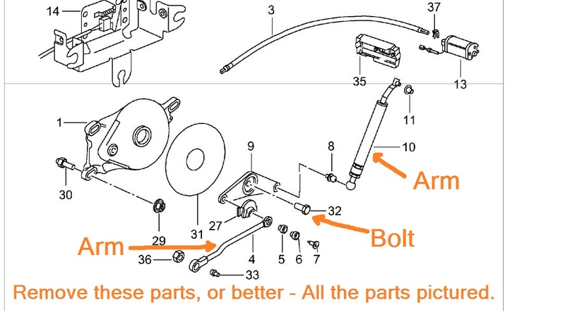 Stuck Convertible Top - Manual operation... - 986 Forum - for Porsche  Boxster & Cayman Owners